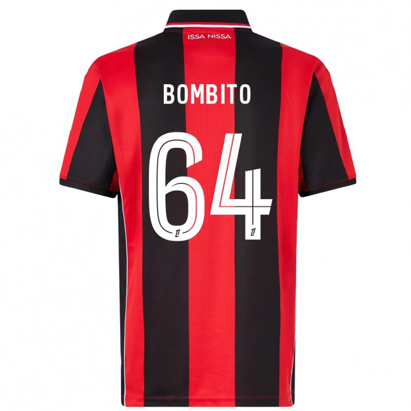 Danxen Kinder Moïse Bombito #64 Rot Schwarz Heimtrikot Trikot 2025/26 T-Shirt Österreich