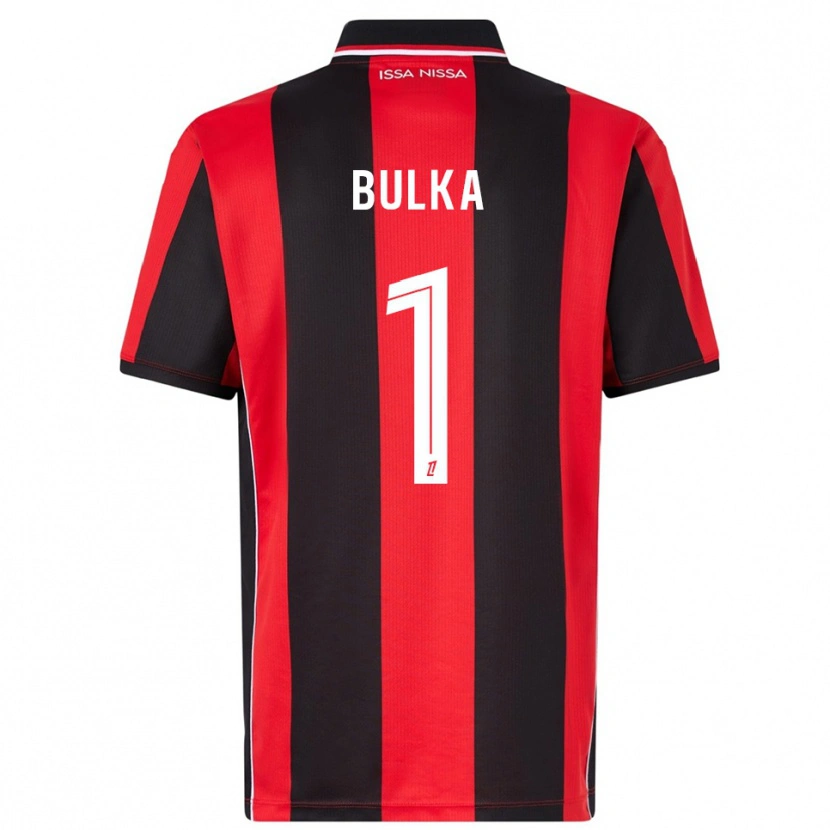 Danxen Kinder Marcin Bulka #1 Rot Schwarz Heimtrikot Trikot 2025/26 T-Shirt Österreich