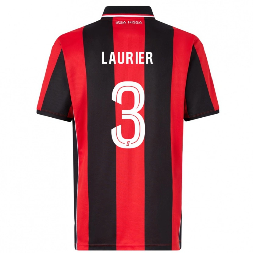 Danxen Kinder Estelle Laurier #3 Rot Schwarz Heimtrikot Trikot 2025/26 T-Shirt Österreich