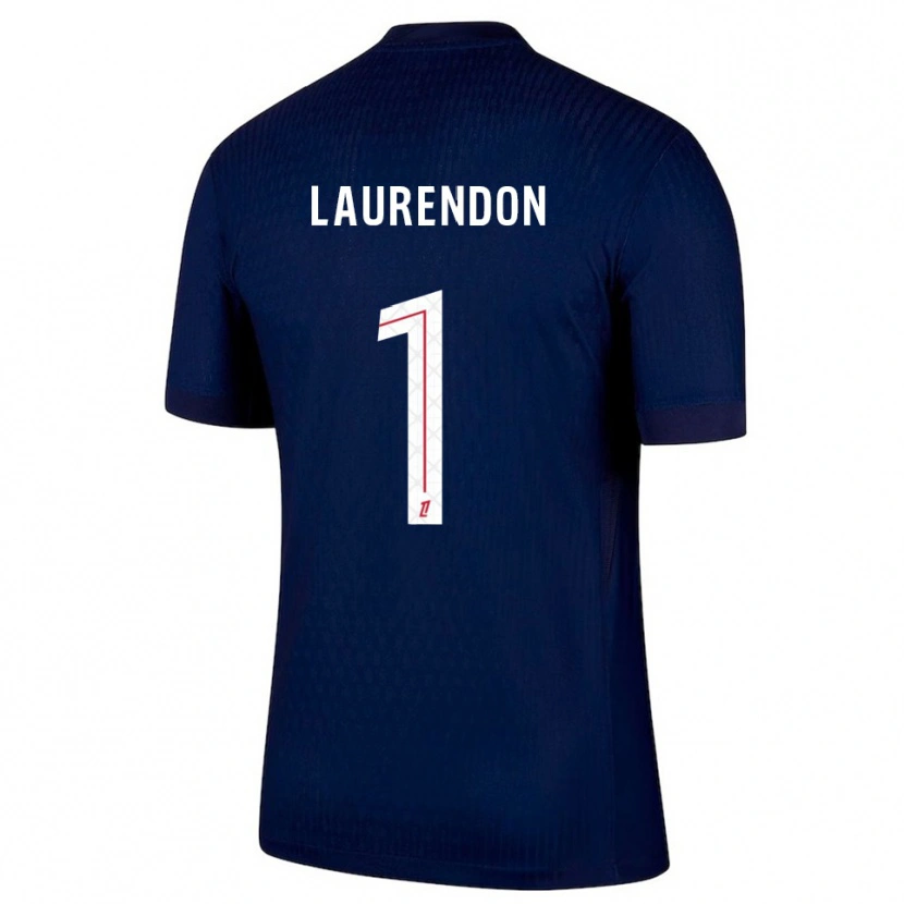 Danxen Kinder Bilal Laurendon #1 Marine Rot Heimtrikot Trikot 2025/26 T-Shirt Österreich