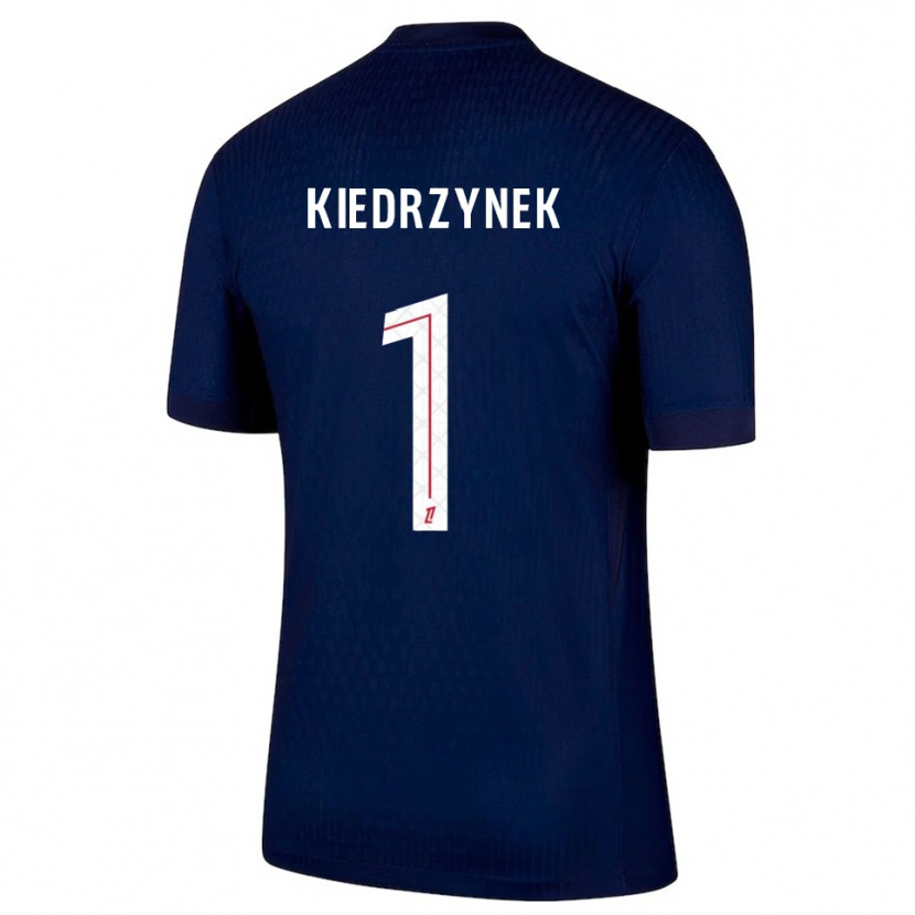 Danxen Kinder Katarzyna Kiedrzynek #1 Marine Rot Heimtrikot Trikot 2025/26 T-Shirt Österreich