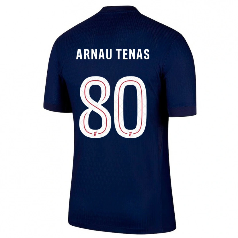 Danxen Kinder Arnau Tenas #80 Marine Rot Heimtrikot Trikot 2025/26 T-Shirt Österreich