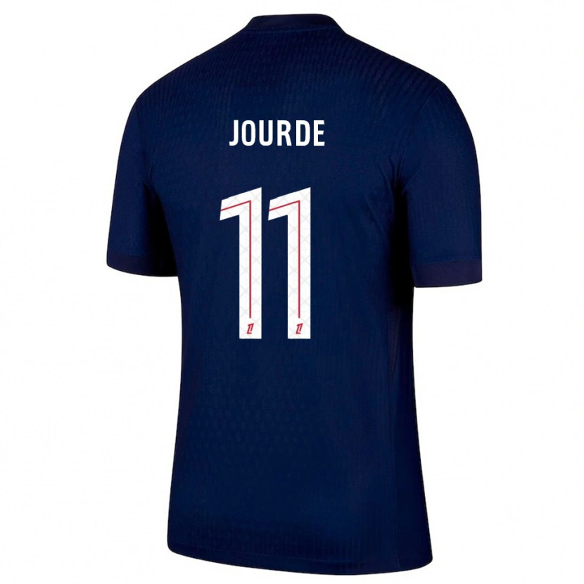 Danxen Kinder Florianne Jourde #11 Marine Rot Heimtrikot Trikot 2025/26 T-Shirt Österreich