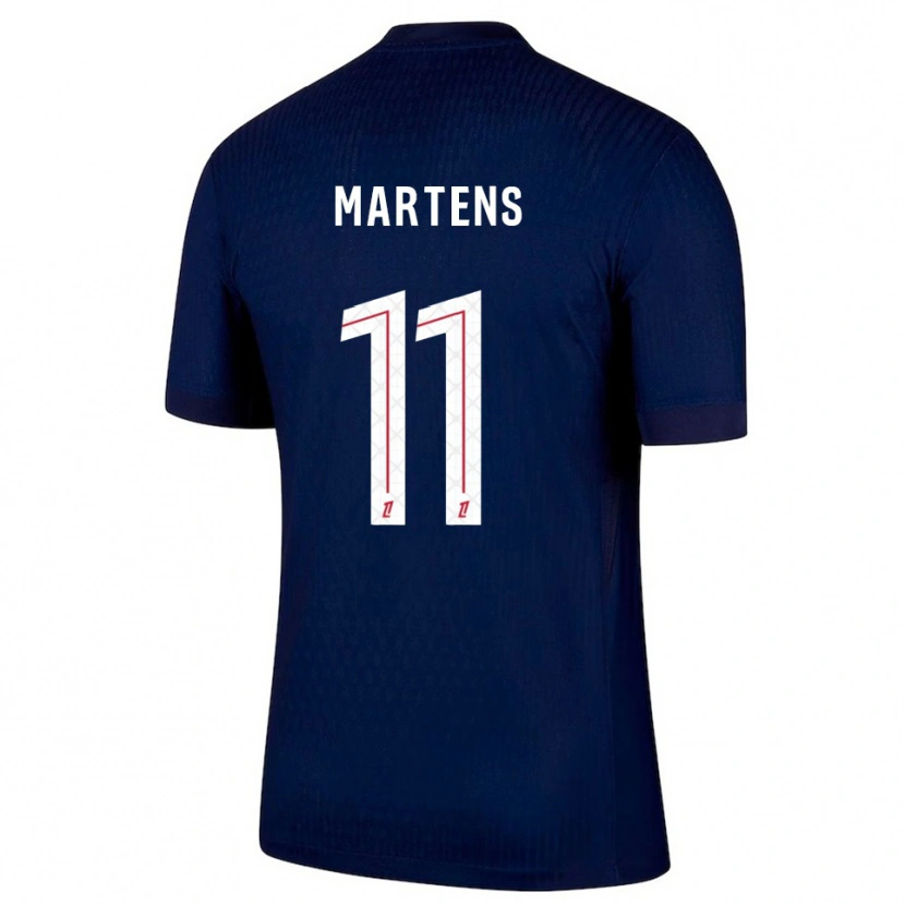 Danxen Kinder Lieke Martens #11 Marine Rot Heimtrikot Trikot 2025/26 T-Shirt Österreich