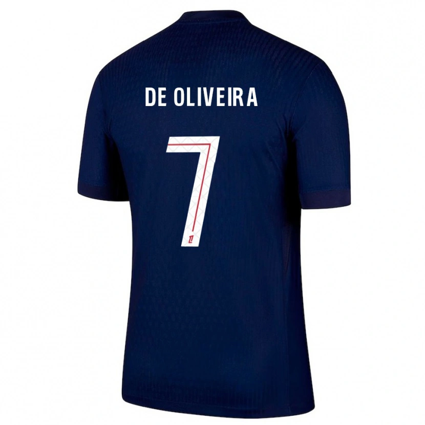 Danxen Kinder Mathieu De Oliveira #7 Marine Rot Heimtrikot Trikot 2025/26 T-Shirt Österreich