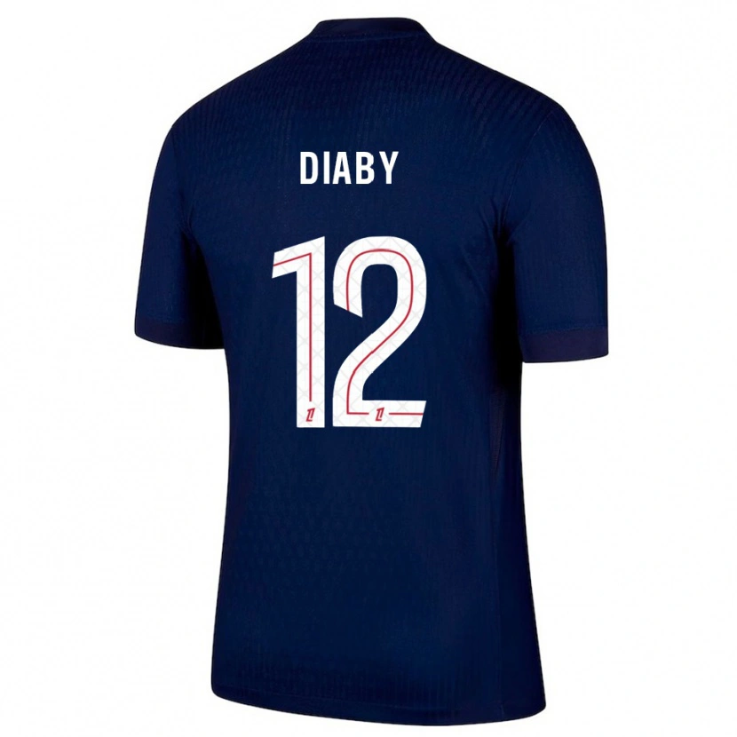Danxen Kinder Ibrahima Diaby #12 Marine Rot Heimtrikot Trikot 2025/26 T-Shirt Österreich