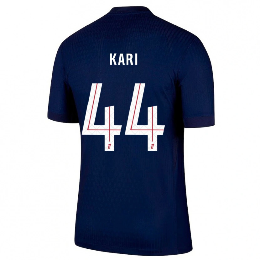 Danxen Kinder Ayman Kari #44 Marine Rot Heimtrikot Trikot 2025/26 T-Shirt Österreich