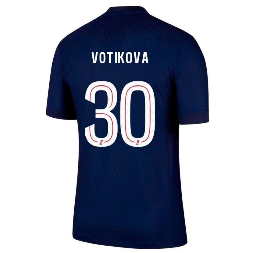 Danxen Kinder Barbora Votikova #30 Marine Rot Heimtrikot Trikot 2025/26 T-Shirt Österreich