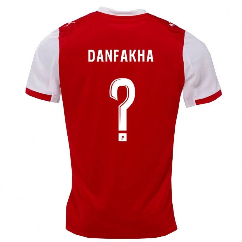 Danxen Kinder Dialla Danfakha #0 Rot Weiß Heimtrikot Trikot 2025/26 T-Shirt Österreich