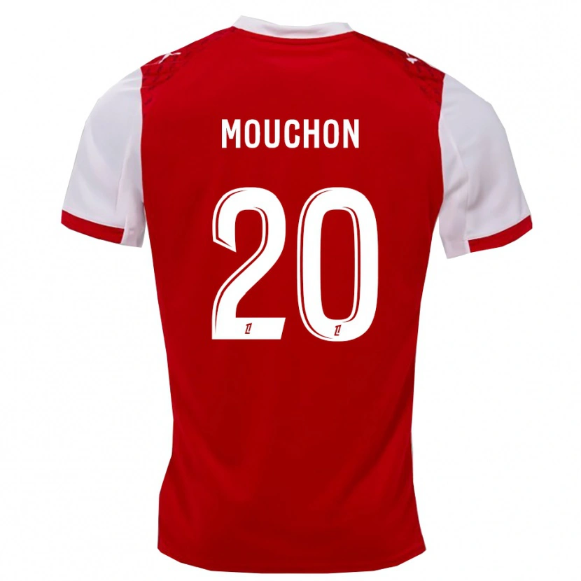 Danxen Kinder Noemie Mouchon #20 Rot Weiß Heimtrikot Trikot 2025/26 T-Shirt Österreich