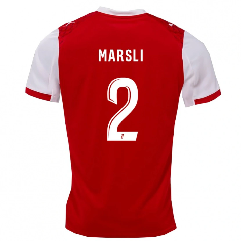Danxen Kinder Adam Marsli #2 Rot Weiß Heimtrikot Trikot 2025/26 T-Shirt Österreich