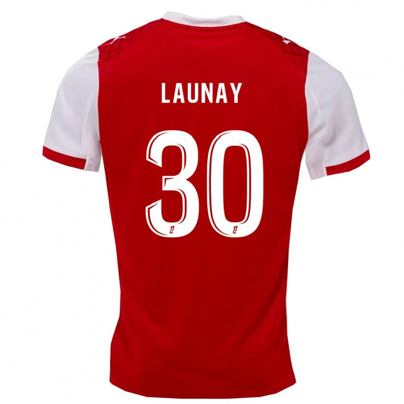 Danxen Kinder Elisa Launay #30 Rot Weiß Heimtrikot Trikot 2025/26 T-Shirt Österreich