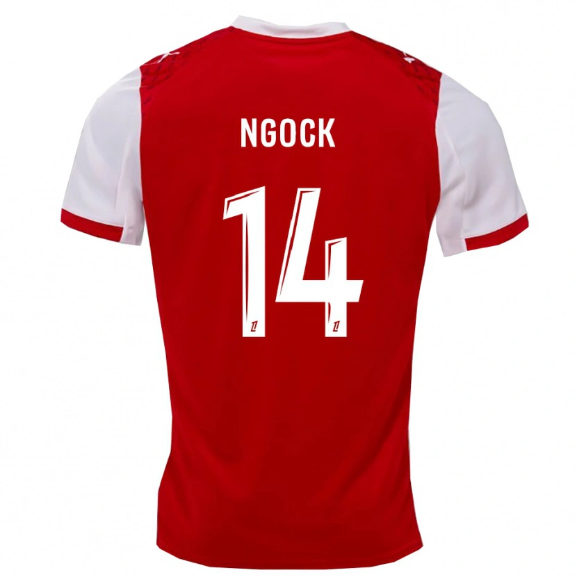 Danxen Kinder Monique Ngock #14 Rot Weiß Heimtrikot Trikot 2025/26 T-Shirt Österreich