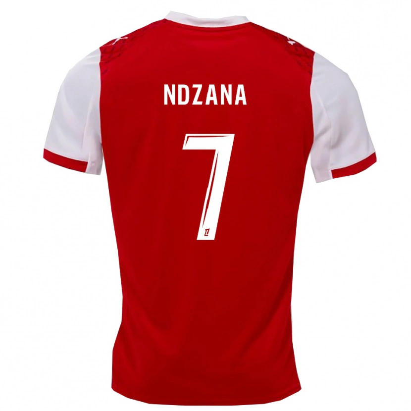 Danxen Kinder Colette Ndzana #7 Rot Weiß Heimtrikot Trikot 2025/26 T-Shirt Österreich