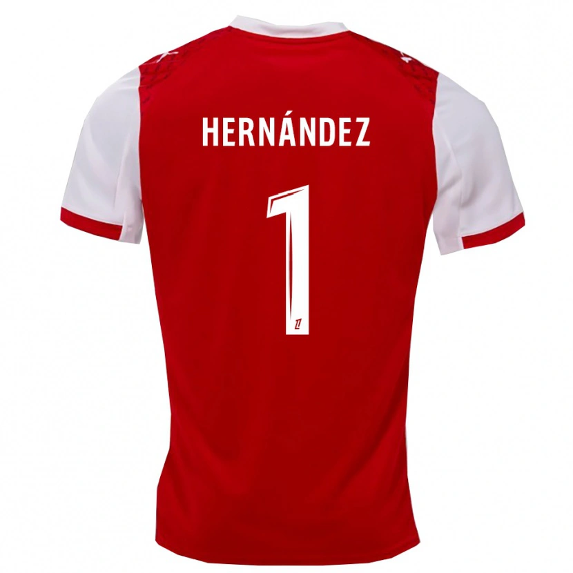 Danxen Kinder Melvin Hernández #1 Rot Weiß Heimtrikot Trikot 2025/26 T-Shirt Österreich