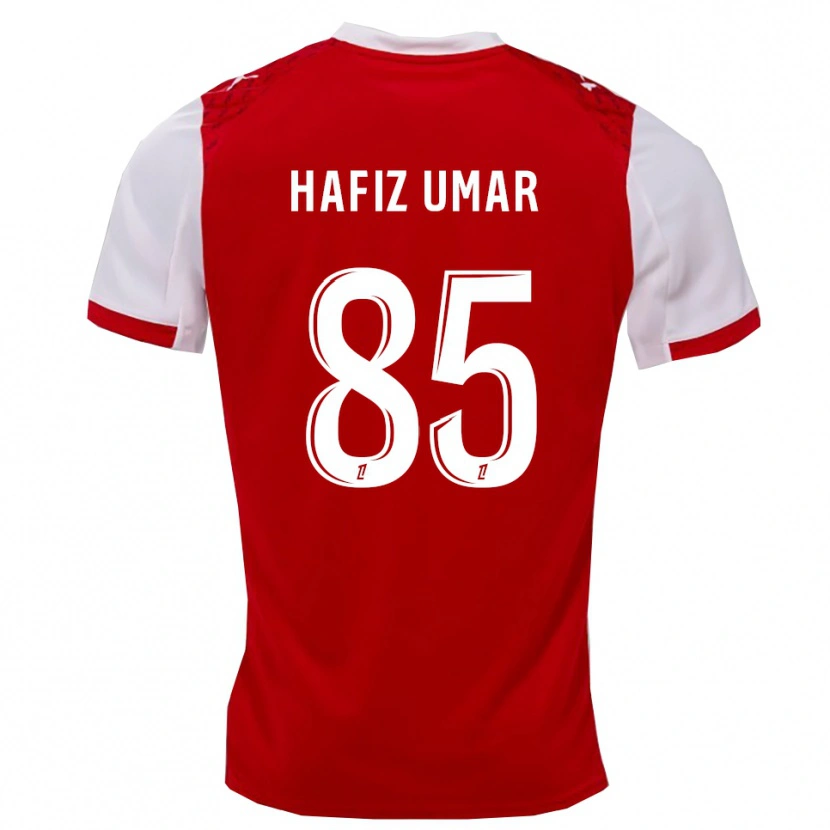 Danxen Kinder Ibrahim Hafiz Umar #85 Rot Weiß Heimtrikot Trikot 2025/26 T-Shirt Österreich