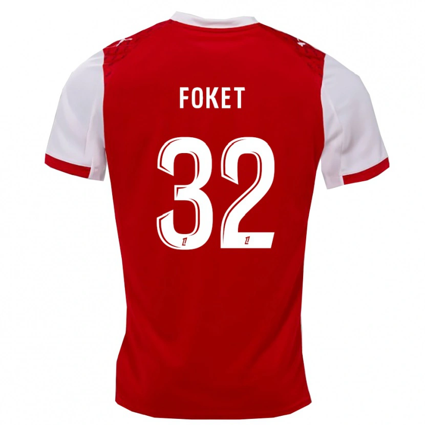 Danxen Kinder Thomas Foket #32 Rot Weiß Heimtrikot Trikot 2025/26 T-Shirt Österreich