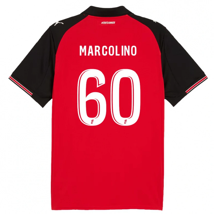 Danxen Kinder Henrick Do Marcolino #60 Rot Schwarz Heimtrikot Trikot 2025/26 T-Shirt Österreich