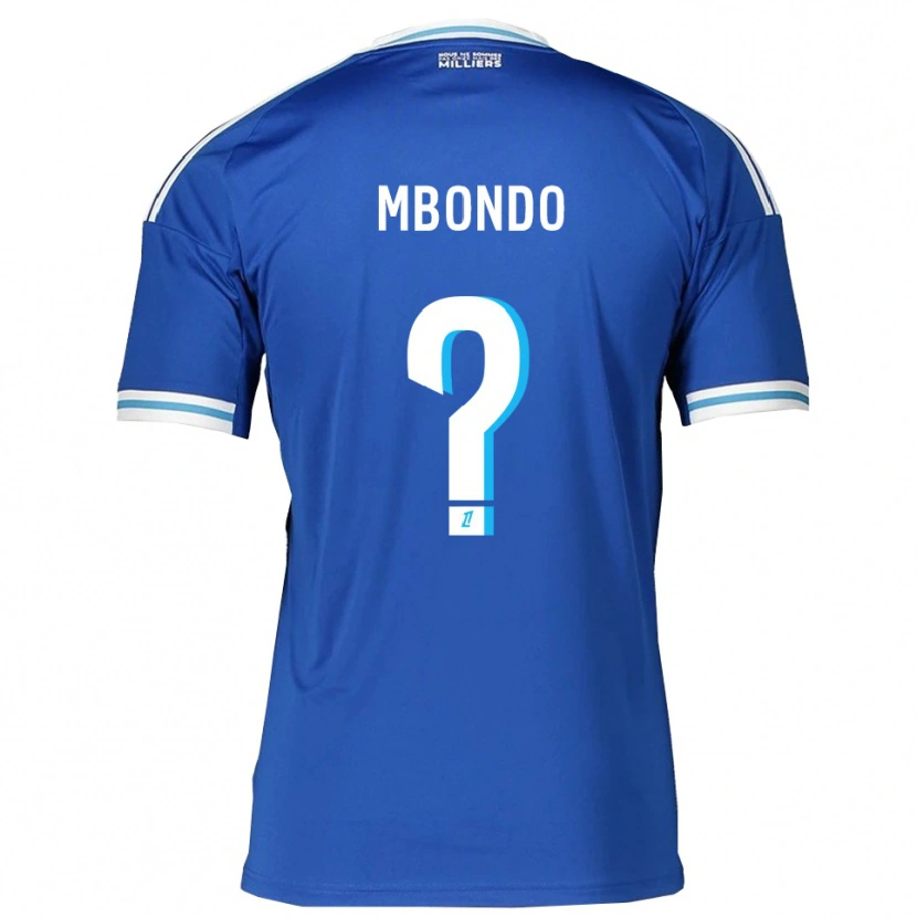 Danxen Kinder Fredy André Mbondo #0 Blau Weiß Heimtrikot Trikot 2025/26 T-Shirt Österreich