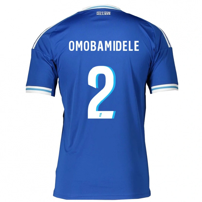 Danxen Kinder Andrew Omobamidele #2 Blau Weiß Heimtrikot Trikot 2025/26 T-Shirt Österreich