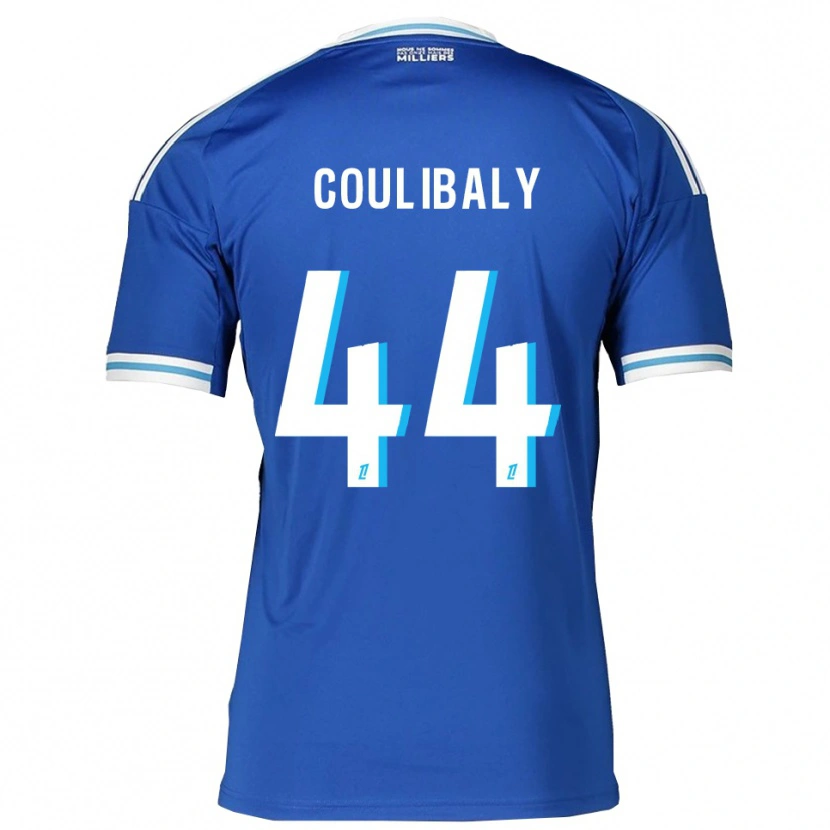 Danxen Kinder Soumaïla Coulibaly #44 Blau Weiß Heimtrikot Trikot 2025/26 T-Shirt Österreich