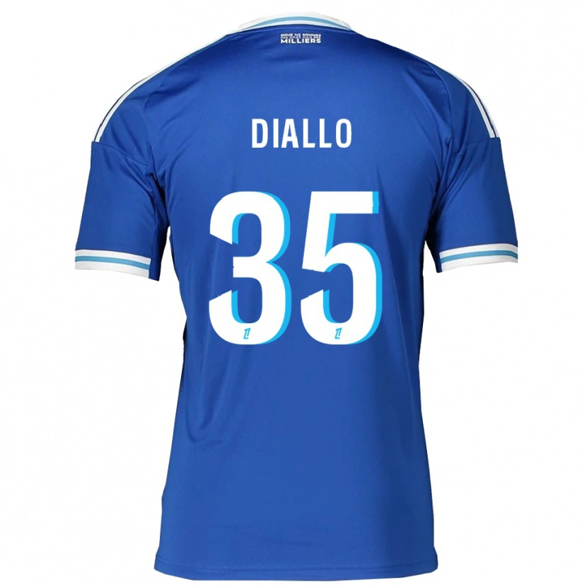 Danxen Kinder Tidiane Diallo #35 Blau Weiß Heimtrikot Trikot 2025/26 T-Shirt Österreich