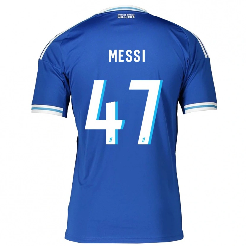 Danxen Kinder Rayane Messi #47 Blau Weiß Heimtrikot Trikot 2025/26 T-Shirt Österreich