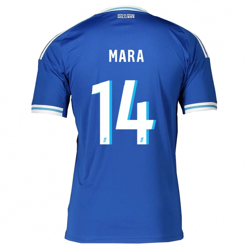 Danxen Kinder Sékou Mara #14 Blau Weiß Heimtrikot Trikot 2025/26 T-Shirt Österreich