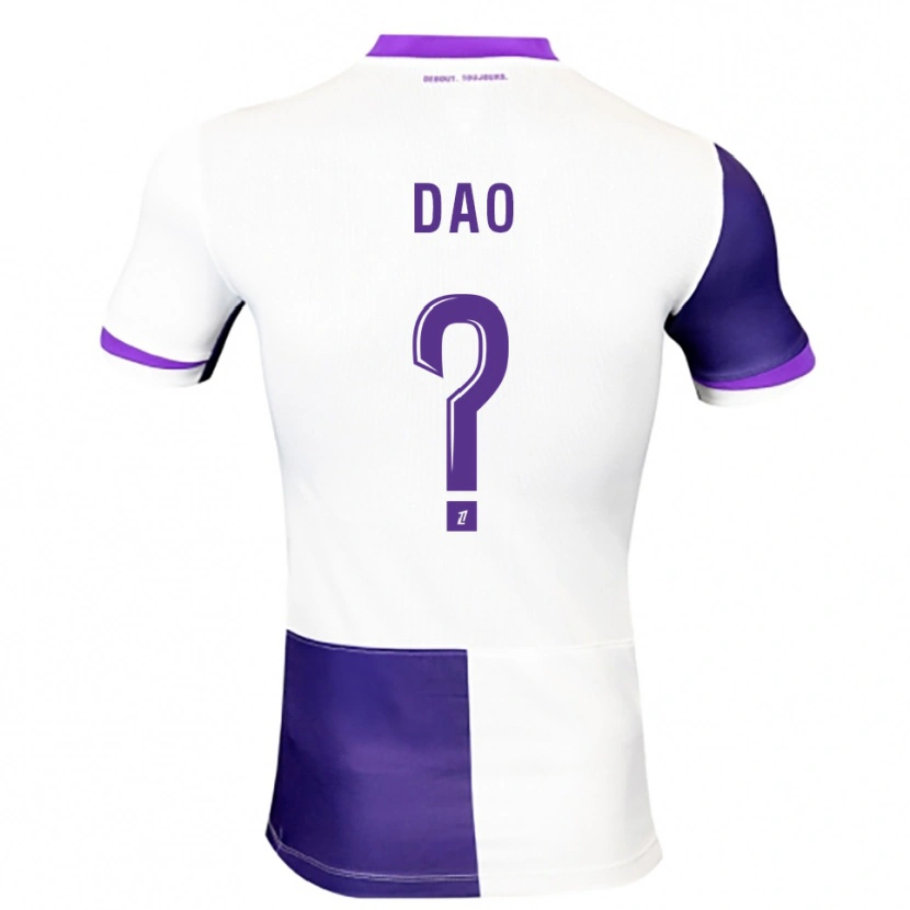 Danxen Kinder Elyess Dao #0 Lila Weiß Heimtrikot Trikot 2025/26 T-Shirt Österreich