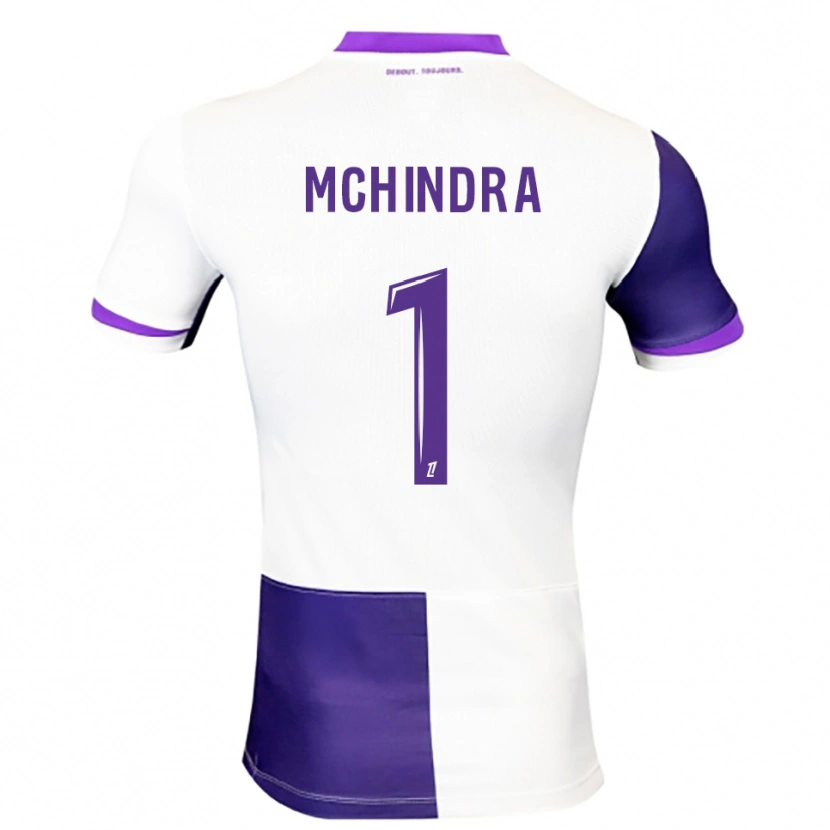 Danxen Kinder Naime Said Mchindra #1 Lila Weiß Heimtrikot Trikot 2025/26 T-Shirt Österreich