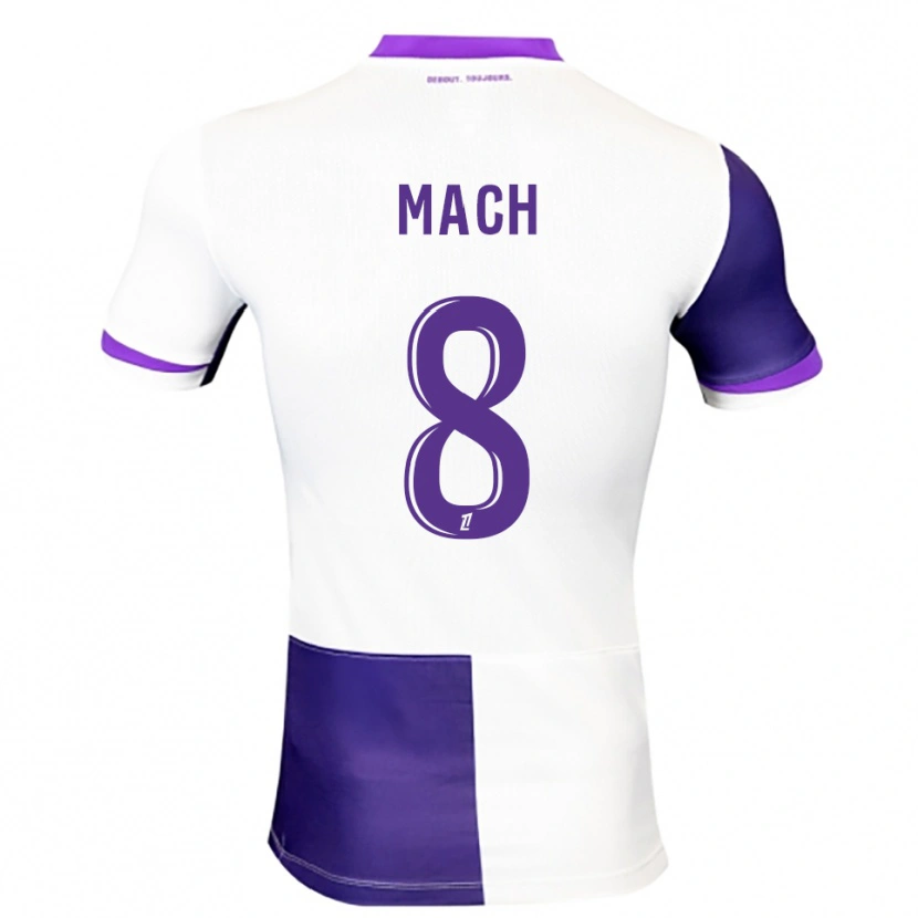 Danxen Kinder Mattéo Mach #8 Lila Weiß Heimtrikot Trikot 2025/26 T-Shirt Österreich