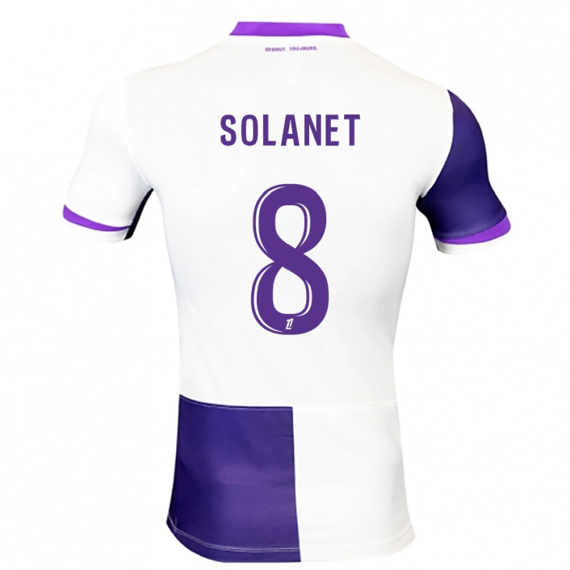Danxen Kinder Tatiana Solanet #8 Lila Weiß Heimtrikot Trikot 2025/26 T-Shirt Österreich