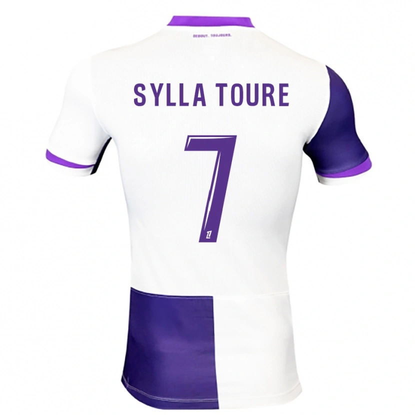 Danxen Kinder Ismael Sylla Touré #7 Lila Weiß Heimtrikot Trikot 2025/26 T-Shirt Österreich