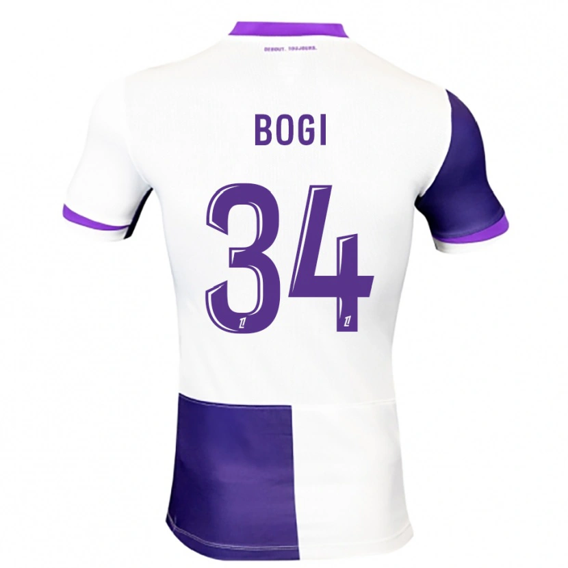 Danxen Kinder Fiona Bogi #34 Lila Weiß Heimtrikot Trikot 2025/26 T-Shirt Österreich