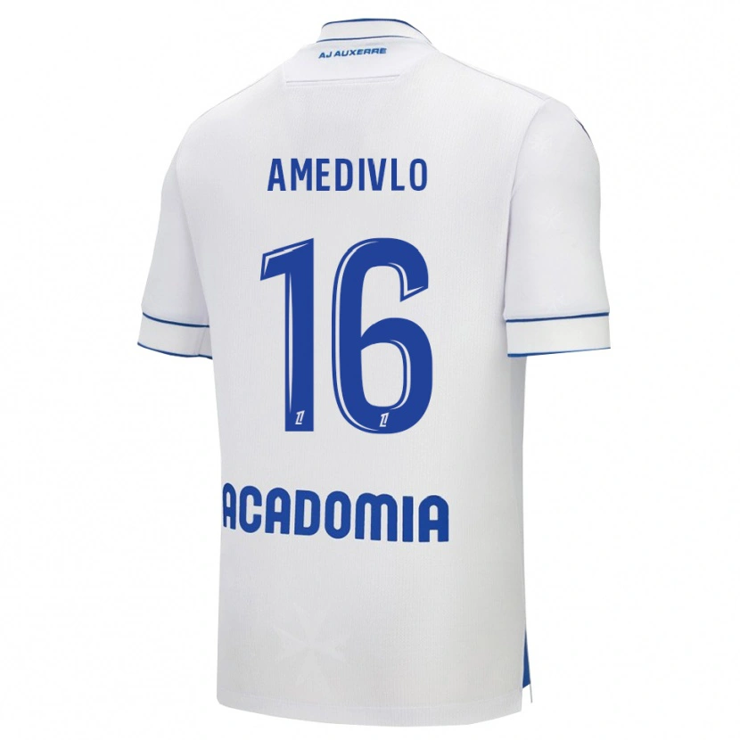 Danxen Kinder Rayann Amedivlo #16 Weiß Blau Heimtrikot Trikot 2025/26 T-Shirt Österreich