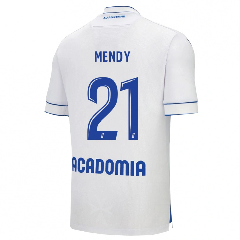 Danxen Kinder Tony Mendy #21 Weiß Blau Heimtrikot Trikot 2025/26 T-Shirt Österreich