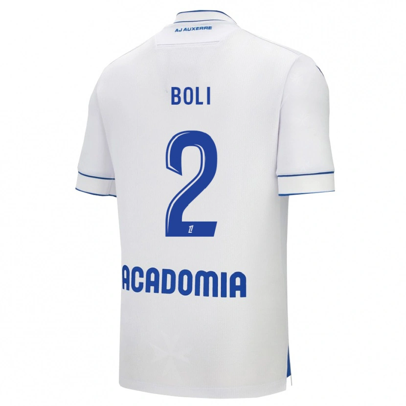Danxen Kinder Franck Boli #2 Weiß Blau Heimtrikot Trikot 2025/26 T-Shirt Österreich