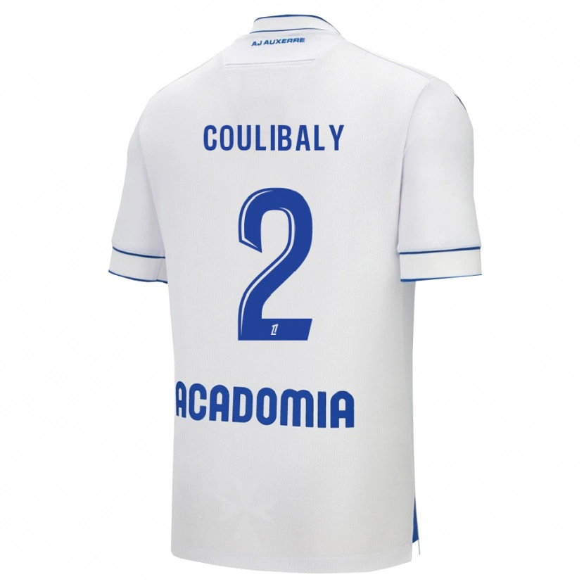 Danxen Kinder Mohamed Coulibaly #2 Weiß Blau Heimtrikot Trikot 2025/26 T-Shirt Österreich