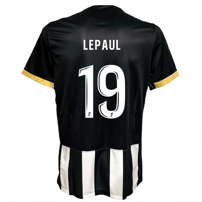 Danxen Kinder Estéban Lepaul #19 Schwarz Weiß Heimtrikot Trikot 2025/26 T-Shirt Österreich