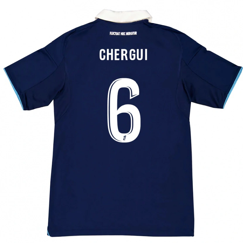 Danxen Kinder Samir Chergui #6 Dunkelblau Weiß Heimtrikot Trikot 2025/26 T-Shirt Österreich