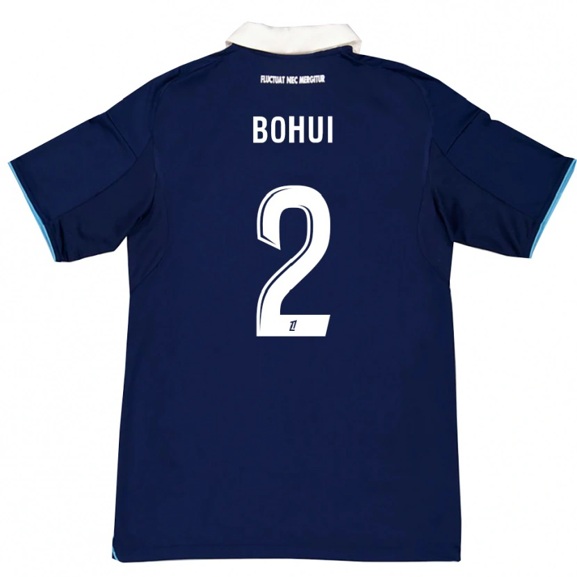 Danxen Kinder Isaiah Bohui #2 Dunkelblau Weiß Heimtrikot Trikot 2025/26 T-Shirt Österreich