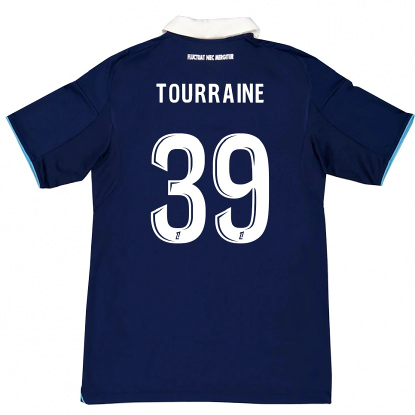 Danxen Kinder Mathys Tourraine #39 Dunkelblau Weiß Heimtrikot Trikot 2025/26 T-Shirt Österreich