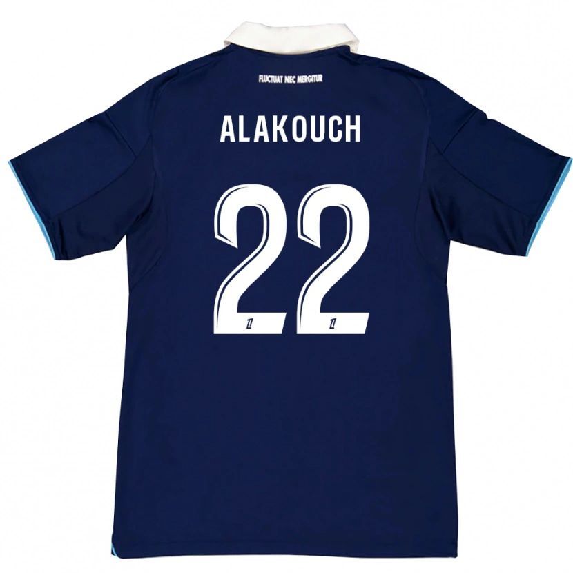 Danxen Kinder Sofiane Alakouch #22 Dunkelblau Weiß Heimtrikot Trikot 2025/26 T-Shirt Österreich