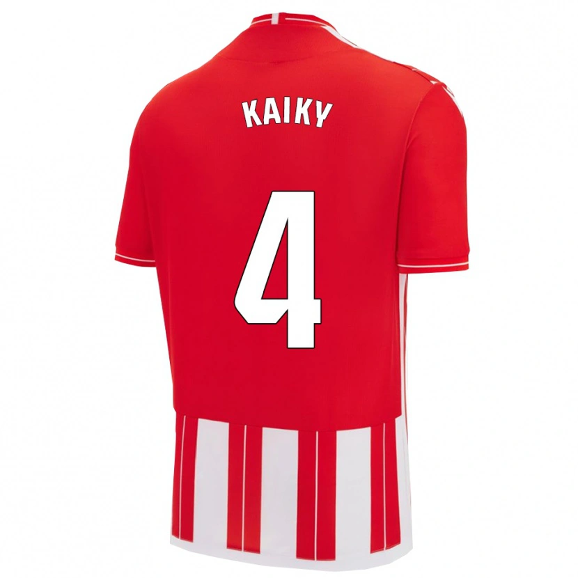 Danxen Kinder Kaiky #4 Rot Weiß Heimtrikot Trikot 2025/26 T-Shirt Österreich