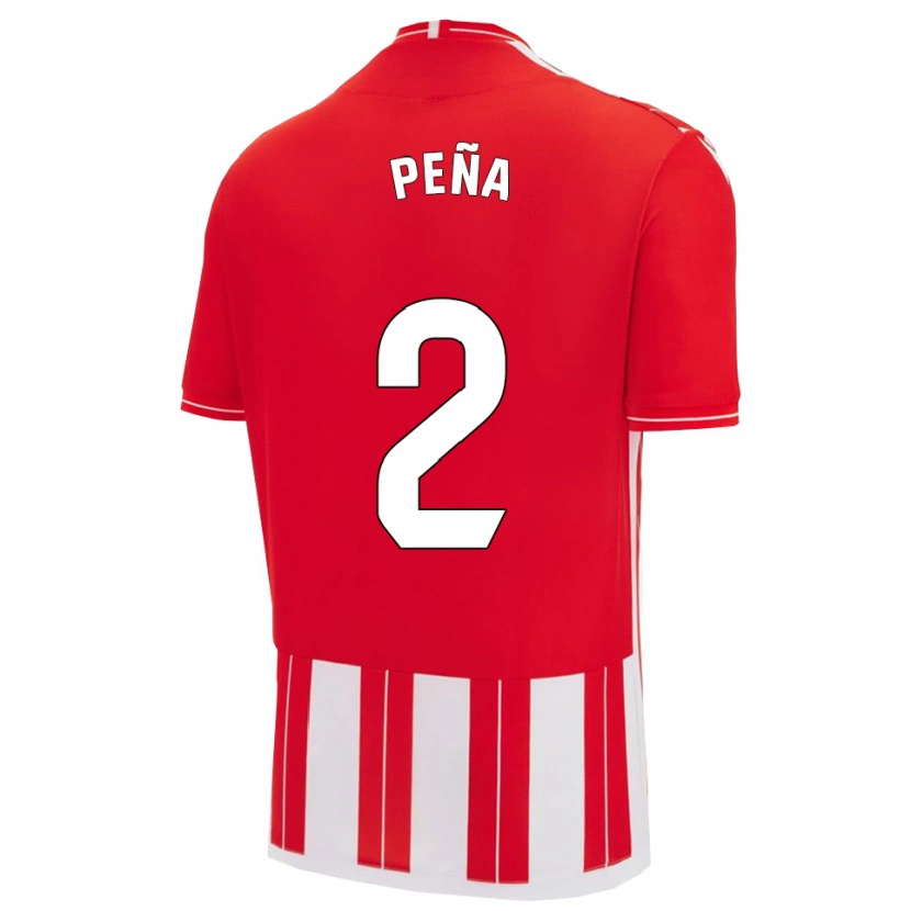Danxen Kinder Miguel Peña #2 Rot Weiß Heimtrikot Trikot 2025/26 T-Shirt Österreich