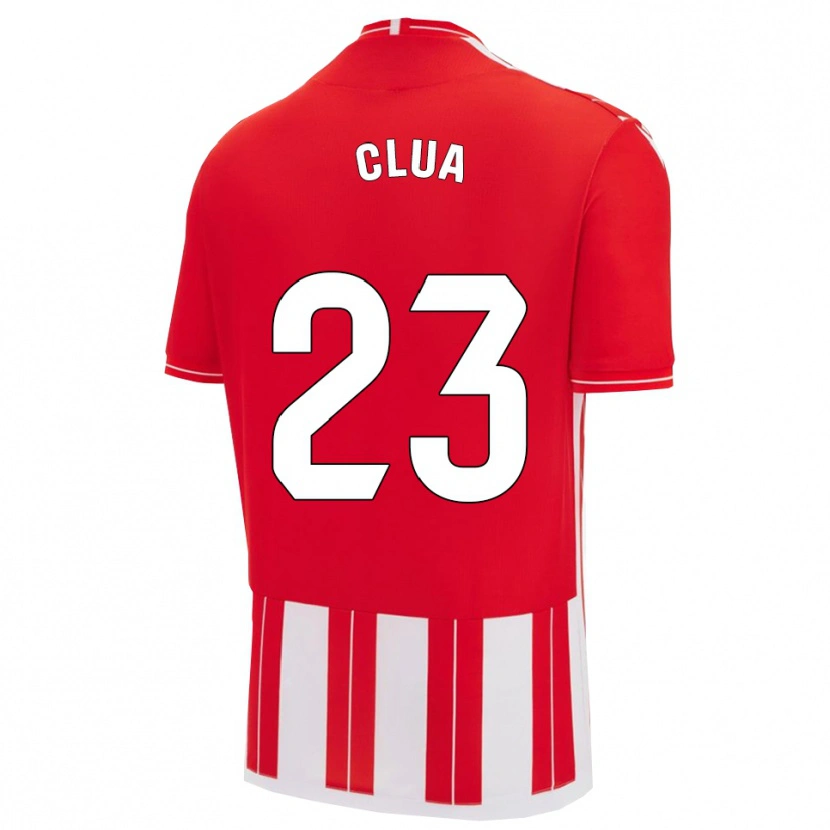 Danxen Kinder Selvi Clua #23 Rot Weiß Heimtrikot Trikot 2025/26 T-Shirt Österreich