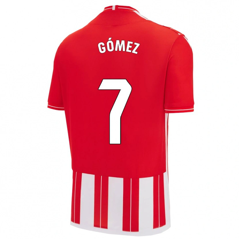 Danxen Kinder Valen Gómez #7 Rot Weiß Heimtrikot Trikot 2025/26 T-Shirt Österreich
