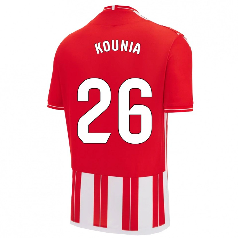 Danxen Kinder Houssam Kounia #26 Rot Weiß Heimtrikot Trikot 2025/26 T-Shirt Österreich