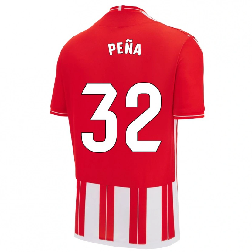 Danxen Kinder Marcos Peña #32 Rot Weiß Heimtrikot Trikot 2025/26 T-Shirt Österreich
