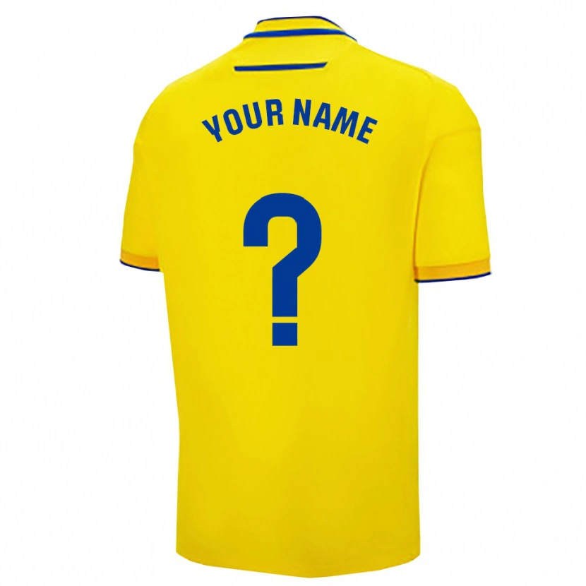 Danxen Kinder Ihren Namen #0 Gelb Marine Heimtrikot Trikot 2025/26 T-Shirt Österreich